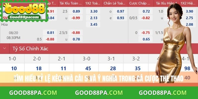 Tìm hiểu tỷ lệ kèo nhà cái 5 và ý nghĩa trong cá cược thể thao