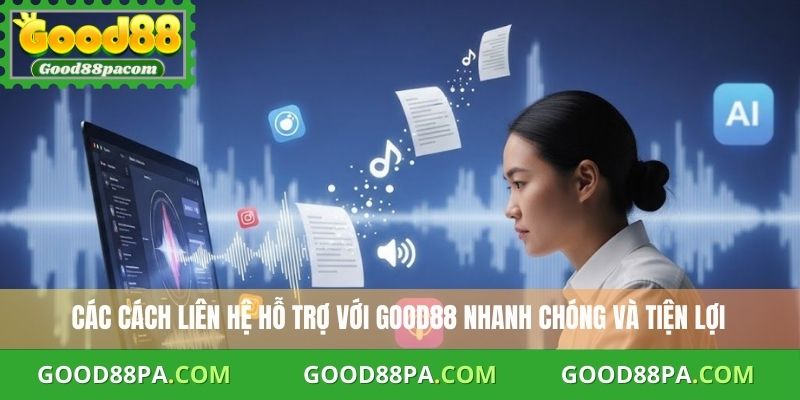 Các cách liên hệ hỗ trợ với Good88 nhanh chóng và tiện lợi
